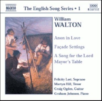 The English Song Series, Vol. 1: William Walton by Craig Ogden, Dame Felicity Lott, Graham Johnson & Martyn Hill album cover