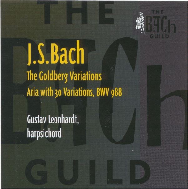 Bach: The Goldberg Variations, BWV988 by Gustav Leonhardt album cover