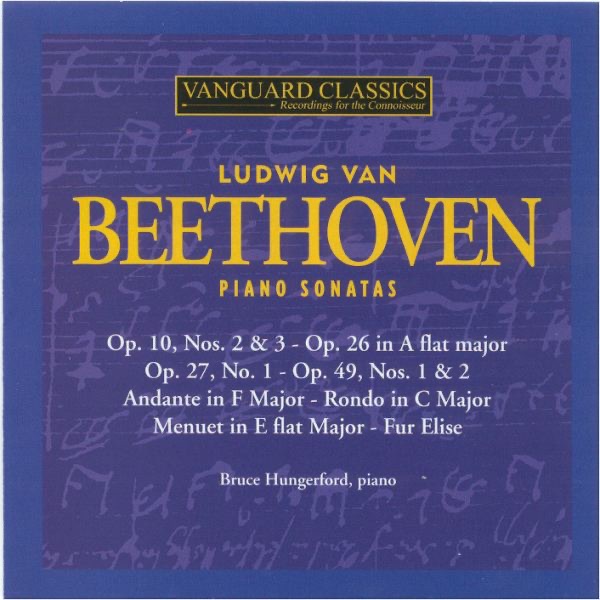 Beethoven: Piano Sonatas by Bruce Hungerford album cover