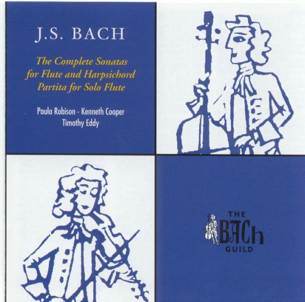 Bach: The Complete Sonatas for Flute & Harpsichord and Partita for Solo Flute by Paula Robison, Kenneth Cooper & Timothy Eddy album cover