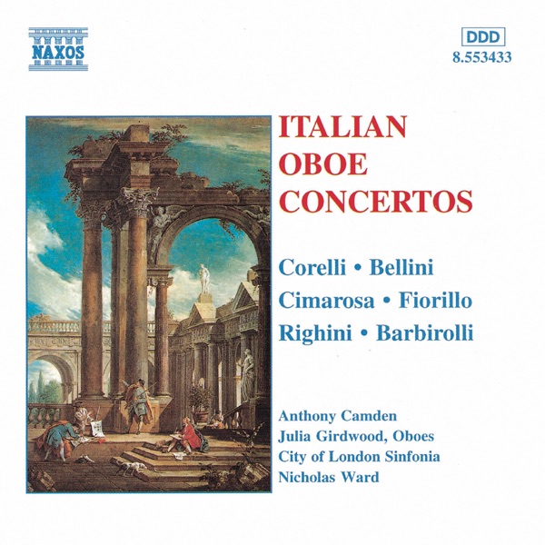 Italian Oboe Concertos by Nicholas Ward, Anthony Camden & City of London Sinfonia album cover