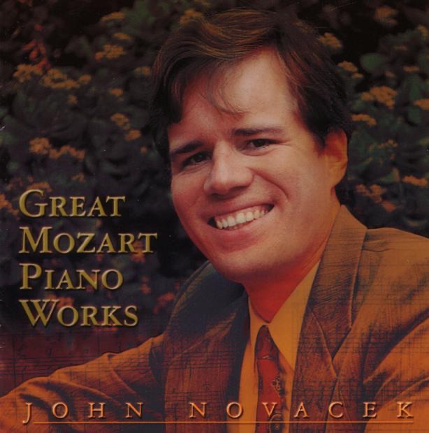 Great Mozart Piano Works by John Novacek album cover