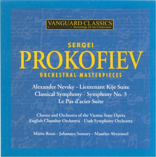 Prokofiev: Orchestral Masterpieces by Ana Maria Iriarte, English Chamber Orchestra, Mario Rossi, Orchestra of the Vienna State Opera & Chorus of the Vienna State Opera album cover