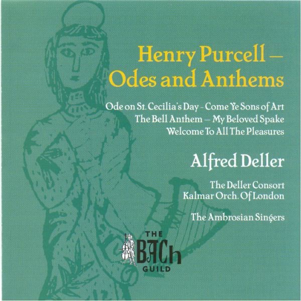 Purcell: Odes and Anthems by Alfred Deller, Kalmar Orchestra of London, The Ambrosian Singers & The Deller Consort album cover