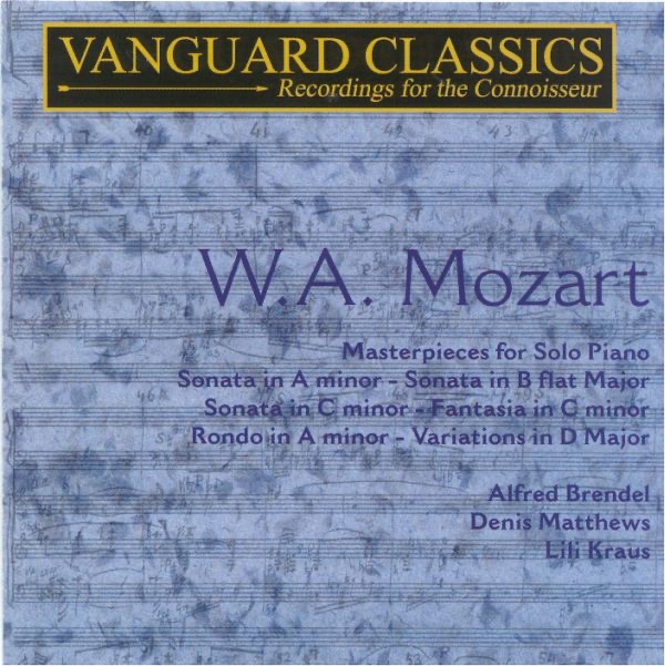 Mozart: Solo Piano Masterpieces by Alfred Brendel album cover