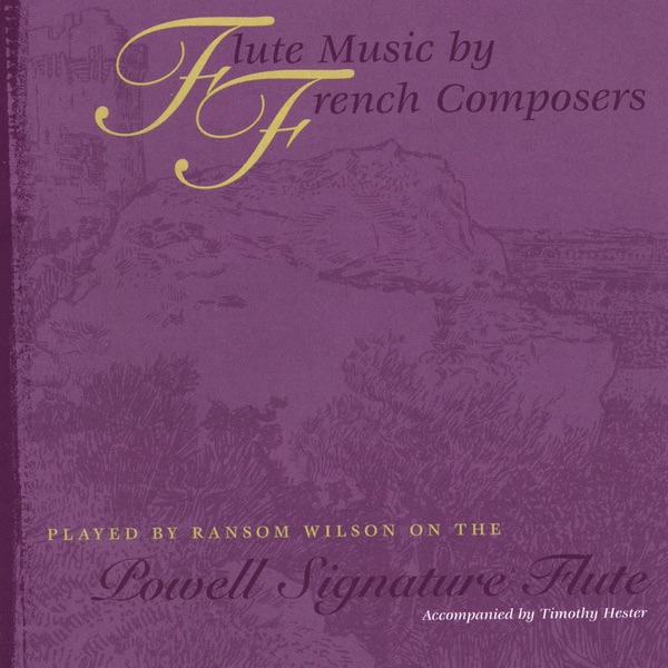 Flute Music by French Composers by Ransom Wilson album cover
