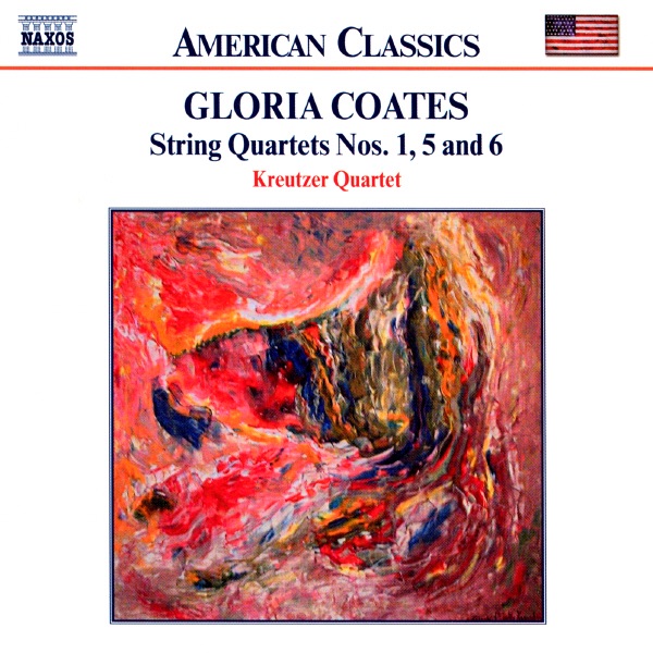Gloria Coates: String Quartets Nos. 1, 5 & 6 by Kreutzer Quartet album cover