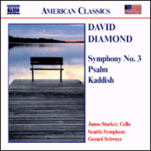 Diamond: Symphony No. 3 by Gerard Schwarz, János Starker & Seattle Symphony album cover