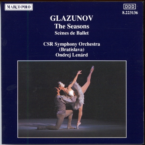 Glazunov: The Seasons by CSR Symphony Orchestra & Ondrej Lenárd album cover