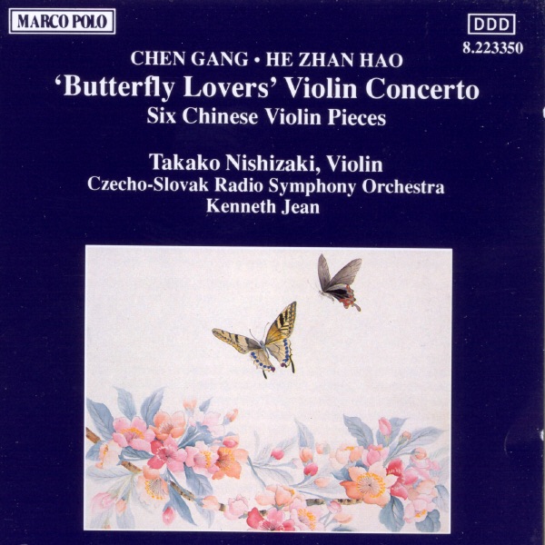 'Butterfly Lovers' Violin Concerto by Czecho-Slovak Radio Symphony Orchestra, Kenneth Jean & Takako Nishizaki album cover