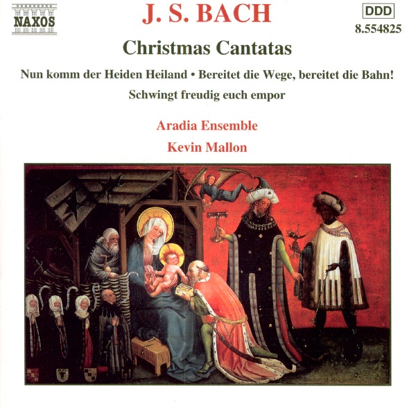 Bach: Christmas Cantatas by Aradia Ensemble, Christopher Dawes, Ernest Bloch & Kevin Mallon album cover
