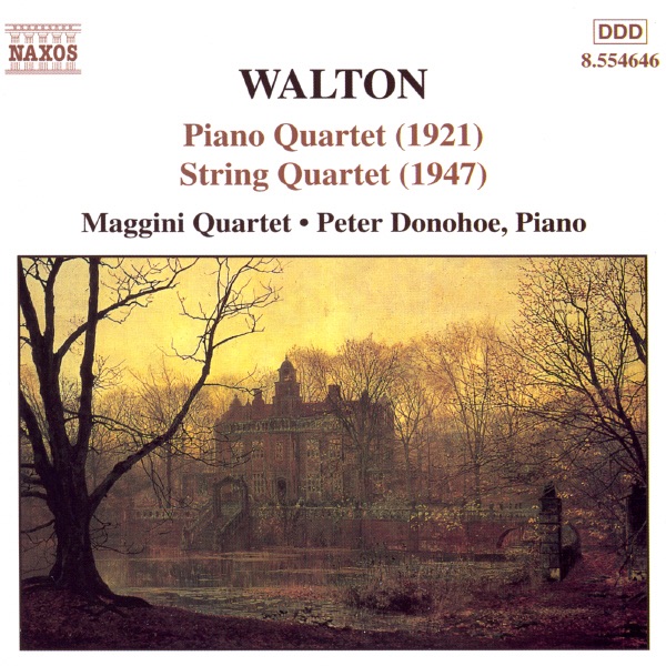 Walton: Piano Quartet, String Quartet by Maggini Quartet & Peter Donohoe album cover