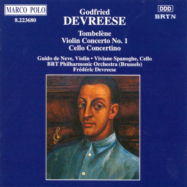 Devreese: Tomblene, Violin Concerto, Cello Concertino by Belgian Radio and Television Philharmonic Orchestra, Frédéric Devreese, Guido De Neve & Viviane Spanoghe album cover