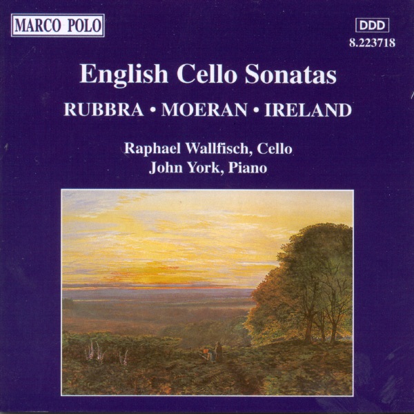 English Cello Sonatas by John York & Raphael Wallfisch album cover