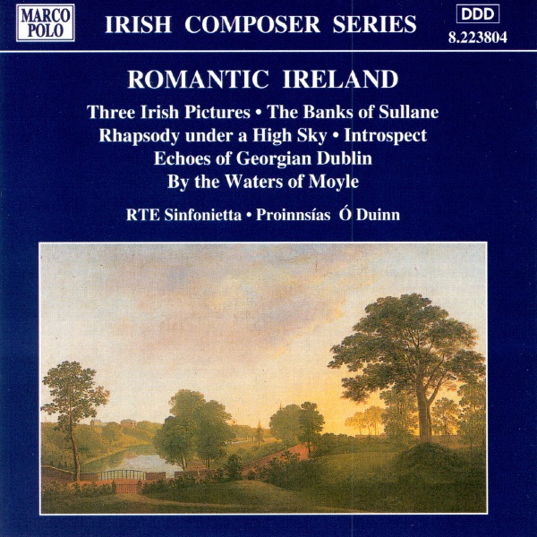 Romantic Ireland by Proinnsías Ó Duinn & RTÉ Sinfonietta album cover