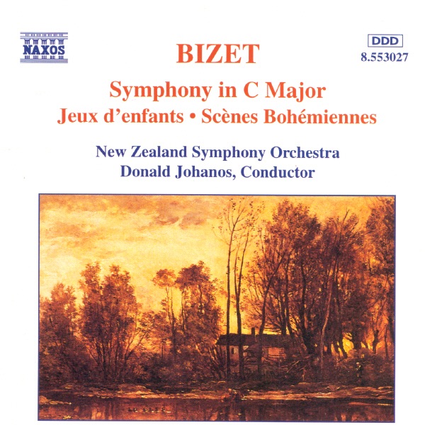 Bizet: Symphony In C Major / Jeux D'enfants by Donald Johanos & New Zealand Symphony Orchestra album cover