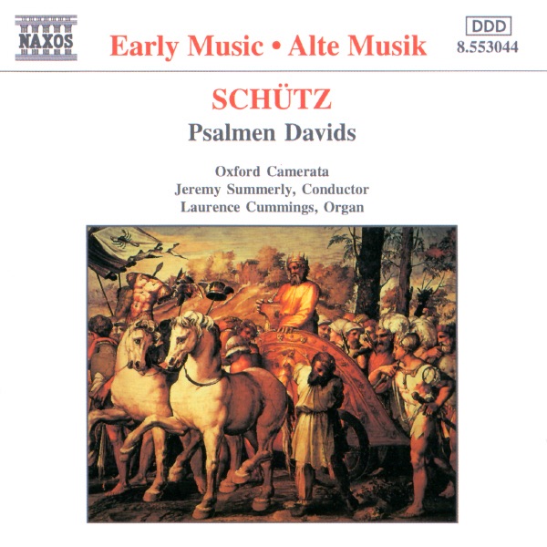 Schutz: Psalmen Davids by Jeremy Summerly, Laurence Cummings & Oxford Camerata album cover