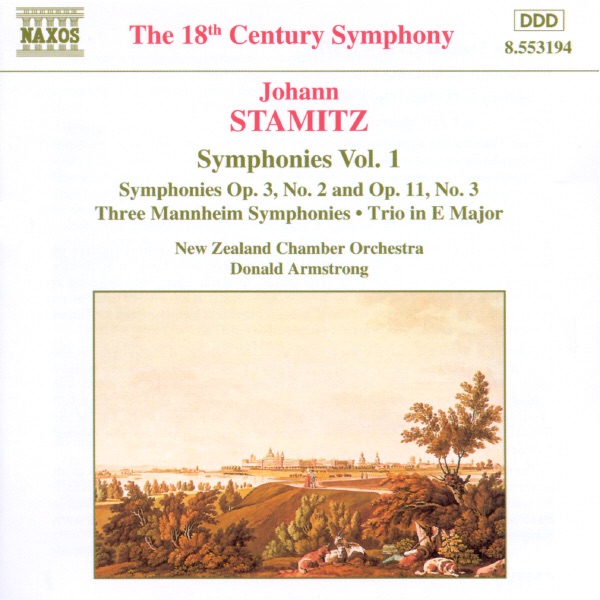 Stamitz: Symphonies, Vol. 1 by New Zealand Chamber Orchestra & Donald Armstrong album cover