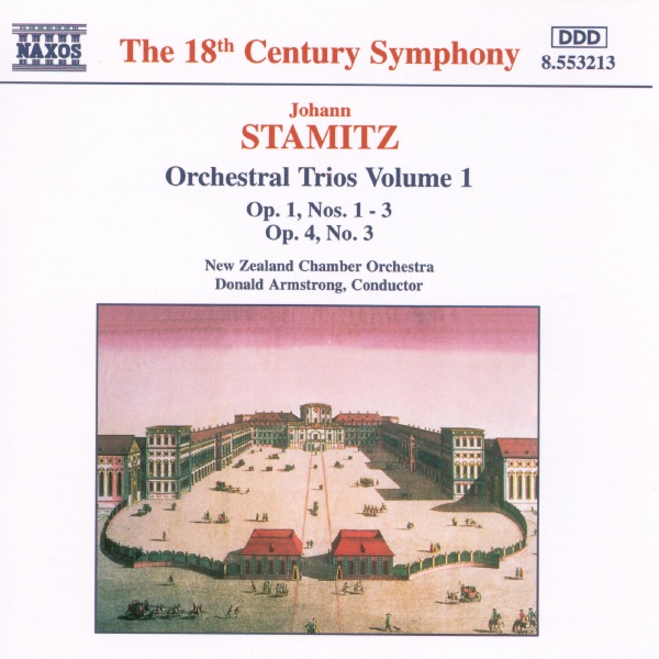 Johann Stamitz: Orchestra Trios Volume 1 by New Zealand Chamber Orchestra & Donald Armstrong album cover