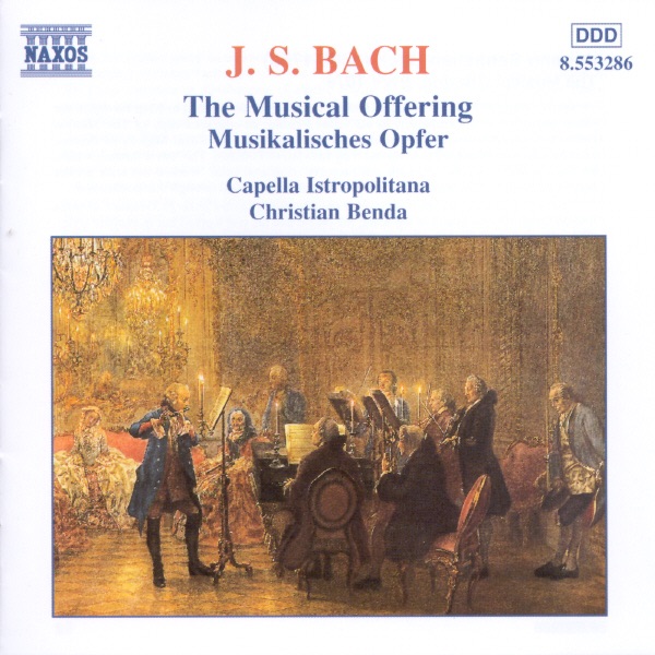 J. S. Bach: The Musical Offering by Capella Istropolitana & Christian Benda album cover