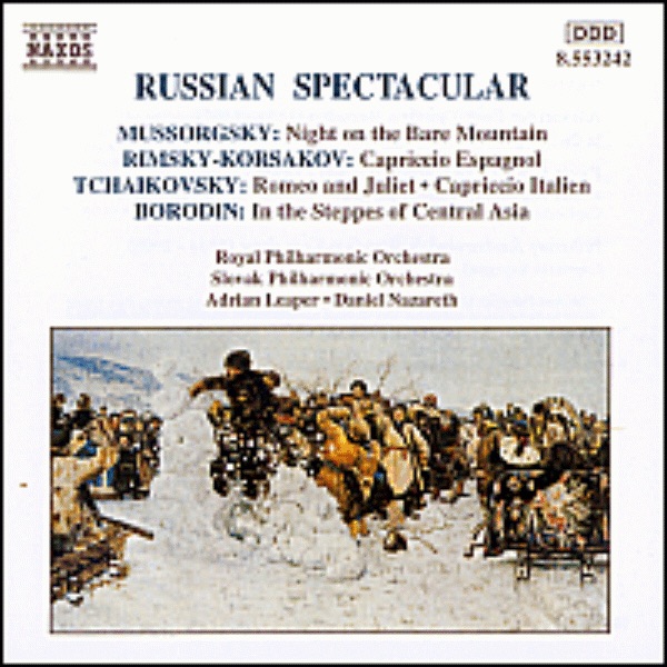 Russian Spectacular by Adrian Leaper, Daniel Nazareth, Royal Philharmonic Orchestra & Slovak Philharmonic Orchestra album cover