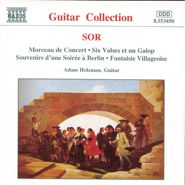 Sor: Morceau de Concert; 6 Valses; Fantaisie Villageoise by Adam Holzman album cover