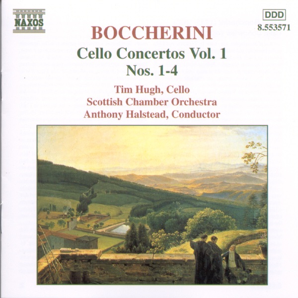 Boccherini: Cello Concertos Vol. 1 by Anthony Halstead, Scottish Chamber Orchestra & Tim Hugh album cover