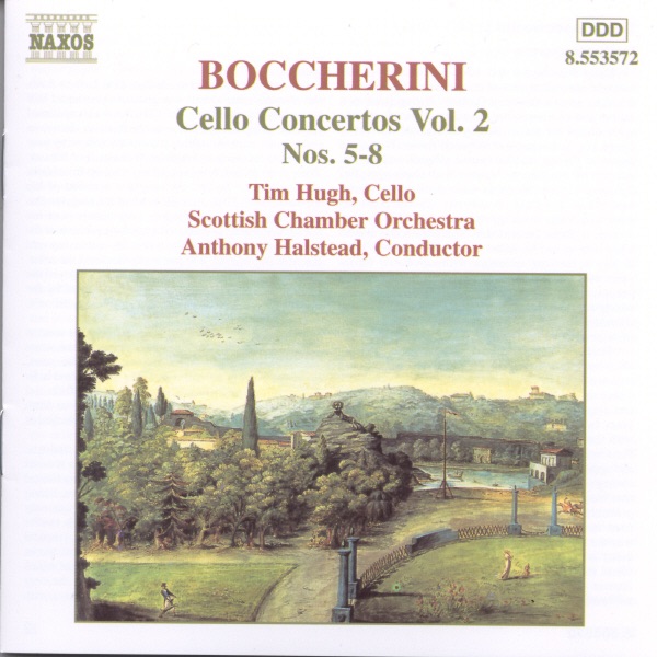 Boccherini: Cello Concertos Vol. 2 by Anthony Halstead, Scottish Chamber Orchestra & Tim Hugh album cover