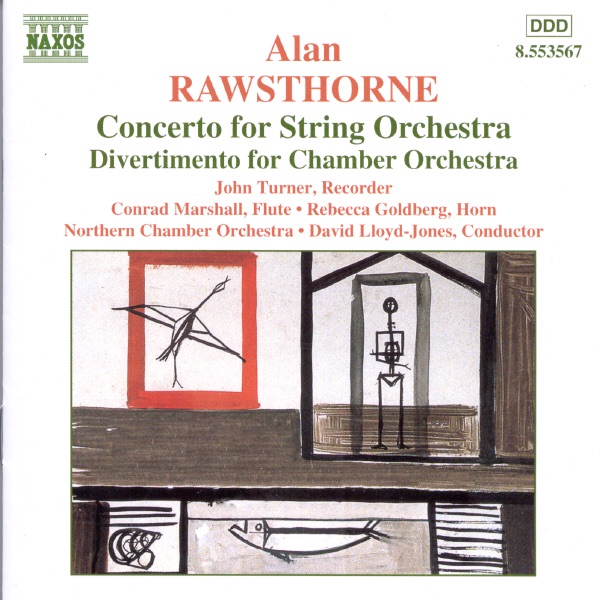 Rawsthorne: Concerto For String Orchestra by Conrad Marshall, David Lloyd-Jones, John Turner, Northern Chamber Orchestra & Rebecca Goldberg album cover