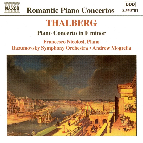 Thalberg: Piano Concerto in F Minor - Souvenirs de Beethoven by Andrew Mogrelia, Francesco Nicolosi & Razumovsky Symphony Orchestra album cover