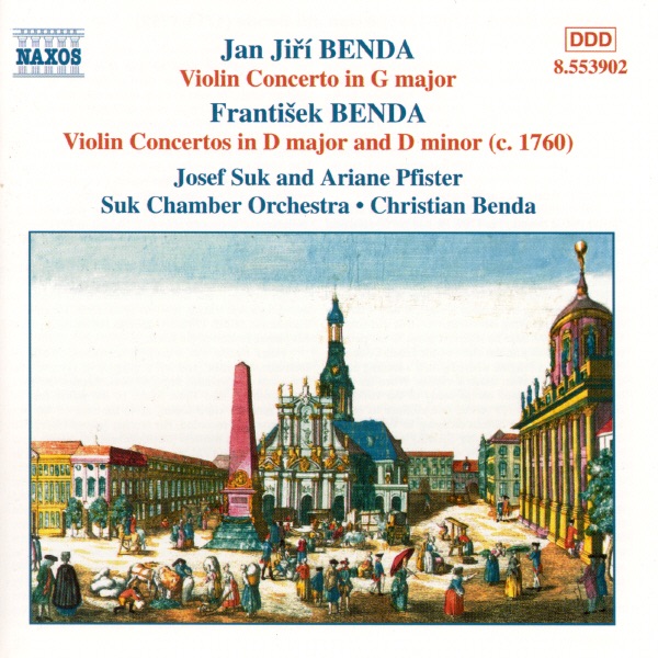 Frantisek Benda - Jan Jiri Benda: Violin Concertos, Vol. 1 by Ariane Pfister, Josef Suk & Suk Chamber Orchestra album cover
