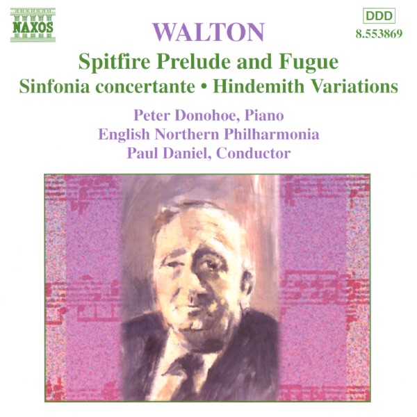 Walton: Spitfire Prelude And Fugue - Sinfonia Concertante by English Northern Philharmonia, Paul Daniel & Peter Donohoe album cover