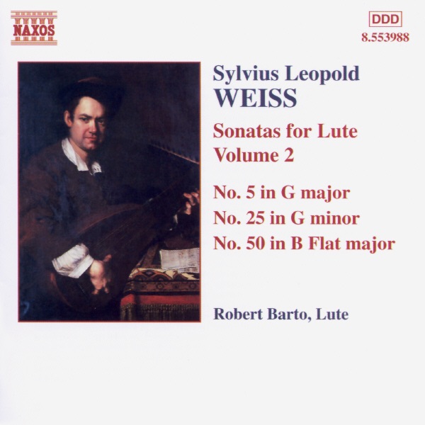 Weiss: Sonatas For Lute, Volume 2 by Robert Barto album cover