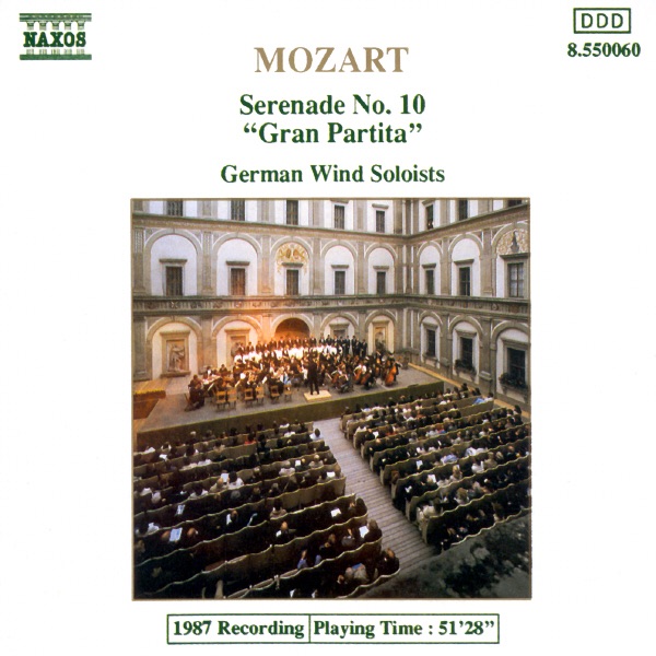 Mozart: Serenade No. 10 "Gran Partita" by German Wind Soloists album cover
