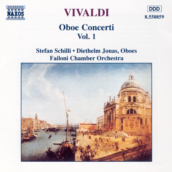 Vivaldi: Oboe Concerti Vol. 1 by Bela Nagy, Failoni Chamber Orchestra & Stefan Schilli album cover