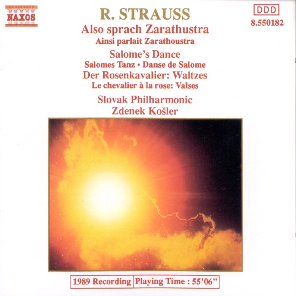 Strauss: Also sprach Zarathustra by Slovak Philharmonic & Zdenek Kosler album cover