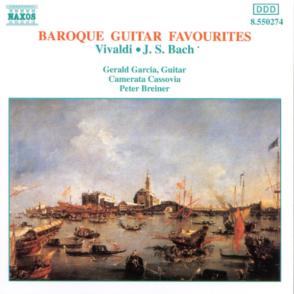 Baroque Guitar Favourites by Camerata Cassovia, Gerald Garcia & Peter Breiner album cover