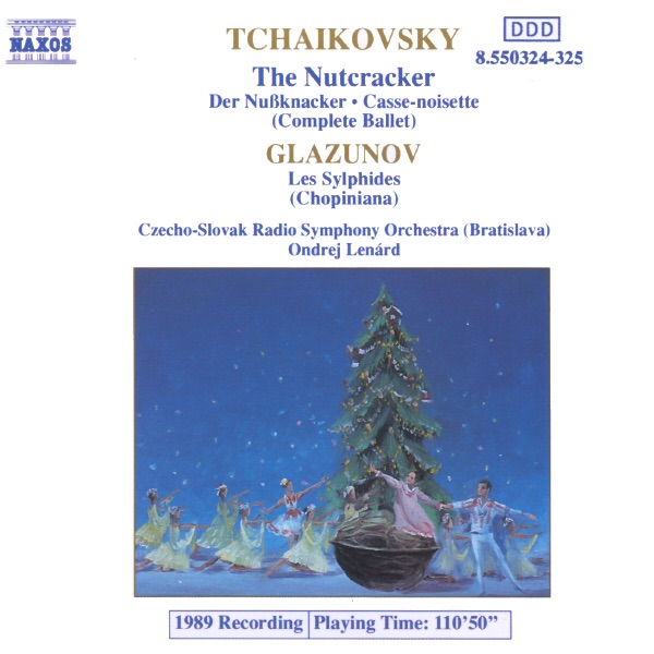 Tchaikovsky: The Nutcracker - Glazunov: Les Sylphides by Czecho-Slovak Radio Symphony Orchestra & Ondrej Lenárd album cover