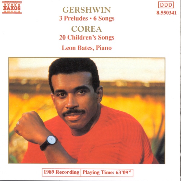 Gershwin & Corea: Works for Piano by Leon Bates album cover