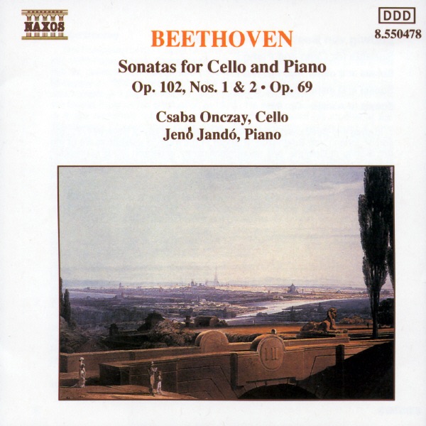 Beethoven: Cello Sonatas Vol. 1 by Csaba Onczay & Jenő Jandó album cover