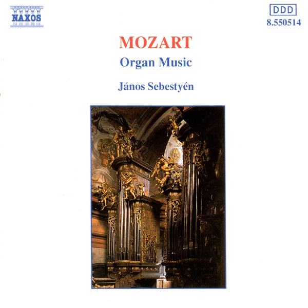 Mozart: Organ Music by János Sebestyén album cover