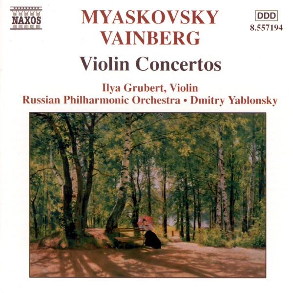 Myaskovsky - Vainberg: Violin Concertos by Dmitry Yablonsky, Ilya Grubert & Russian Philharmonic Orchestra album cover