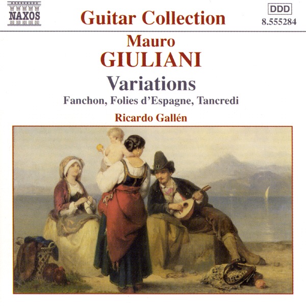 Giuliani: Guitar Music Vol. 1 - Variations by Ricardo Gallén album cover