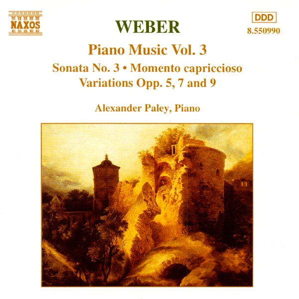 Weber: Piano Music Vol. 3 by Alexander Paley album cover