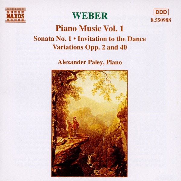 Weber: Piano Music Vol. 1 by Alexander Paley album cover