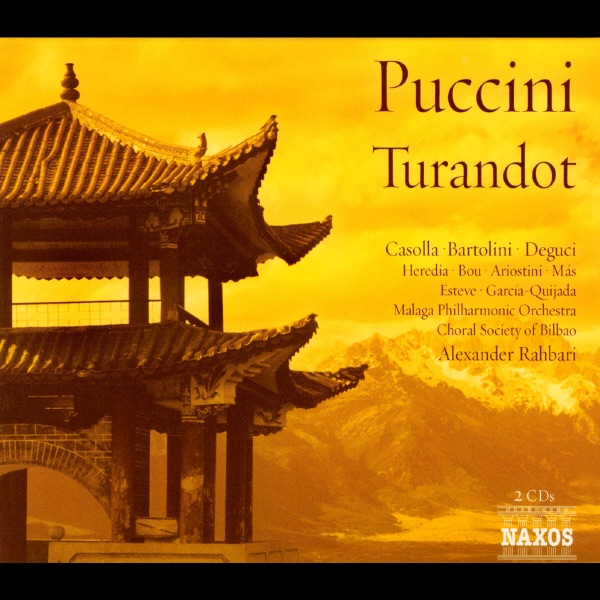 Puccini: Turandot by Alexander Rahbari & Malaga Philharmonic Orchestra album cover