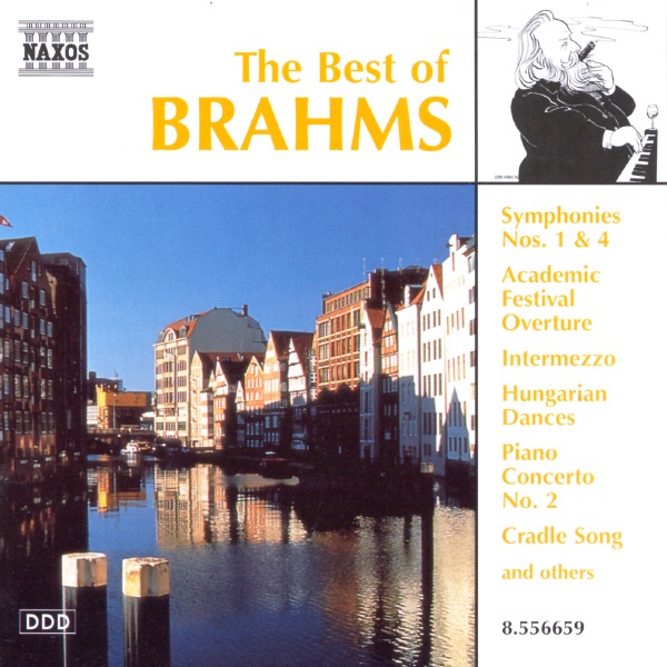 The Best of Brahms by Belgian Radio and Television Philharmonic Orchestra & Budapest Symphony Orchestra album cover