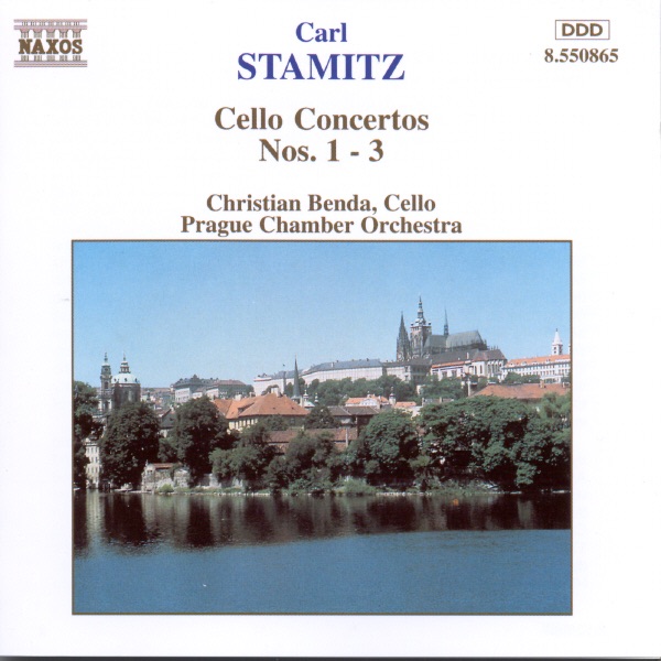 Stamitz: Cello Concertos Nos. 1-3 by Prague Chamber Orchestra album cover