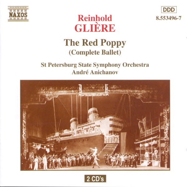 Gliere: The Red Poppy by André Anichanov & St Petersburg State Symphony Orchestra album cover