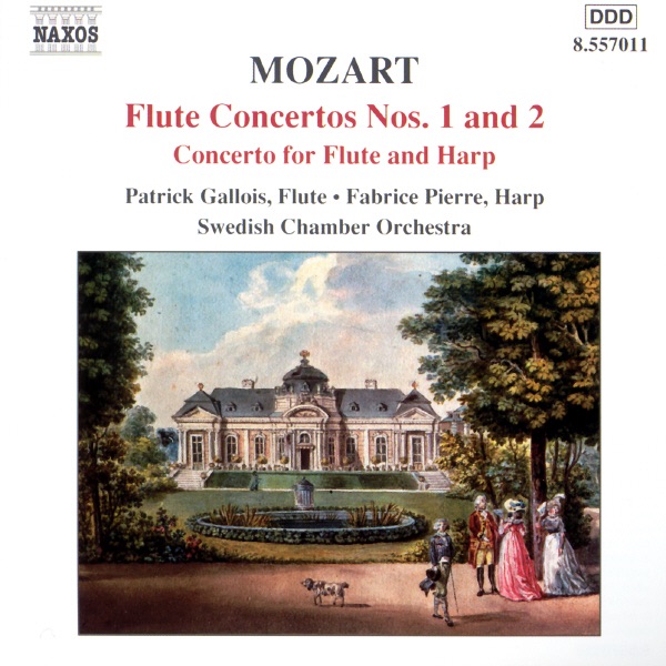 Mozart: Flute Concertos, Nos. 1 & 2 by Katarina Andreasson, Patrick Gallois & Swedish Chamber Orchestra album cover